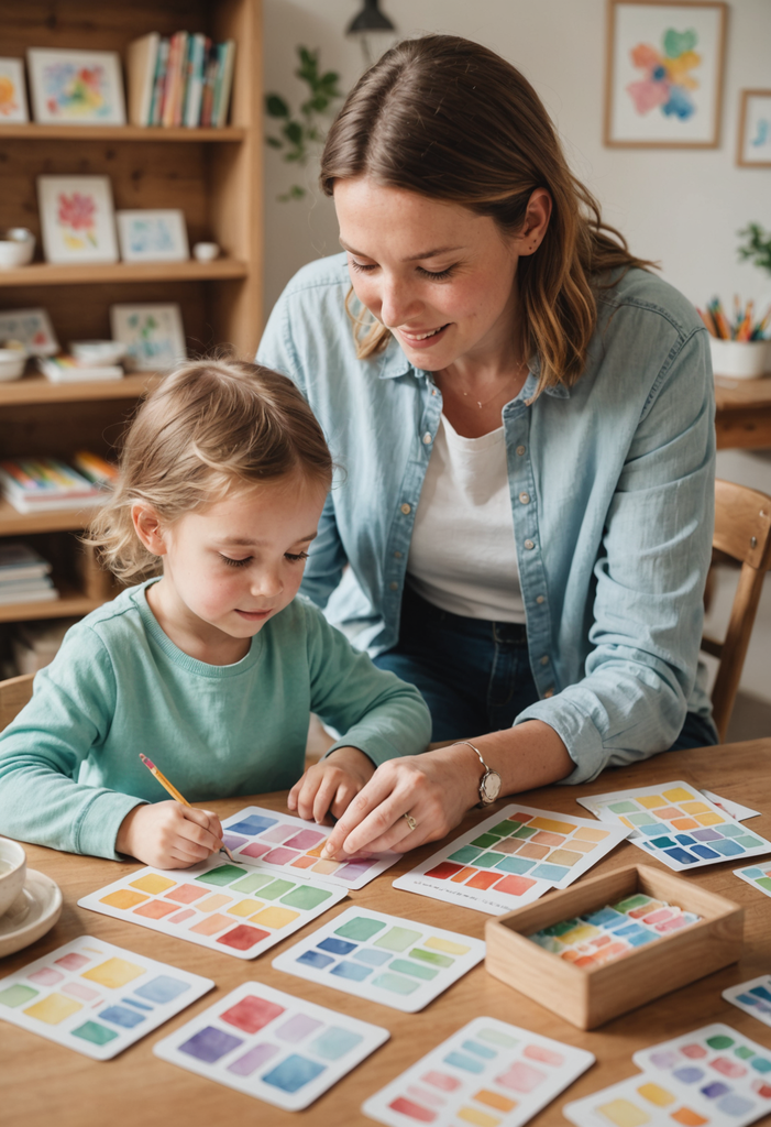 Community Helpers Watercolor Bilingual Flashcards (EN+PL)